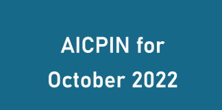 AICPIN for October 2022